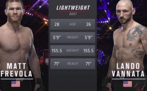 Видео боя Мэтт Фревола - Ландо Ванната UFC 230