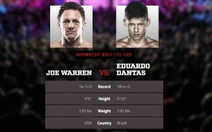 Прямая трансляция Bellator 166 Эдуардо Дантас - Джо Уоррен 2