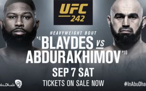 Официально: Кертис Блейдс против Шамиля Абдурахимова на UFC 242 в Абу-Даби