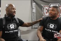 Рампэйдж Джексон и Кинг Мо на пресс-конференции, посвященной турниру Bellator 175 