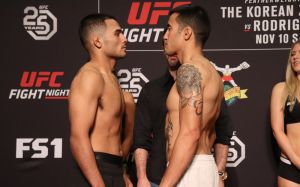 Видео боя Джоби Санчес - Марк Де Ла Роса UFC Fight Night 139