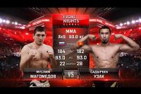 Видео боя Муслим Магомедов - Садырбек Узак FIGHT NIGHTS GLOBAL 60 