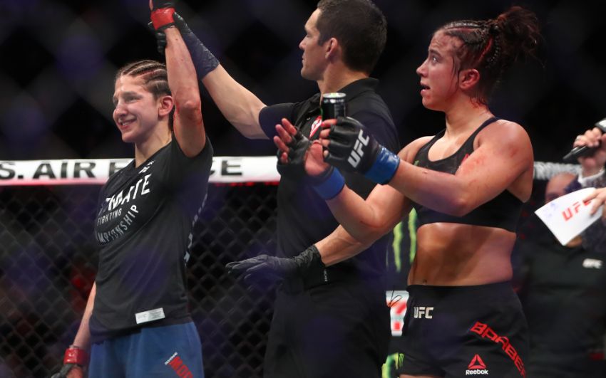 Майкл Биспинг не доволен тем, как Мэйси Барбер приняла свое поражение на UFC 246