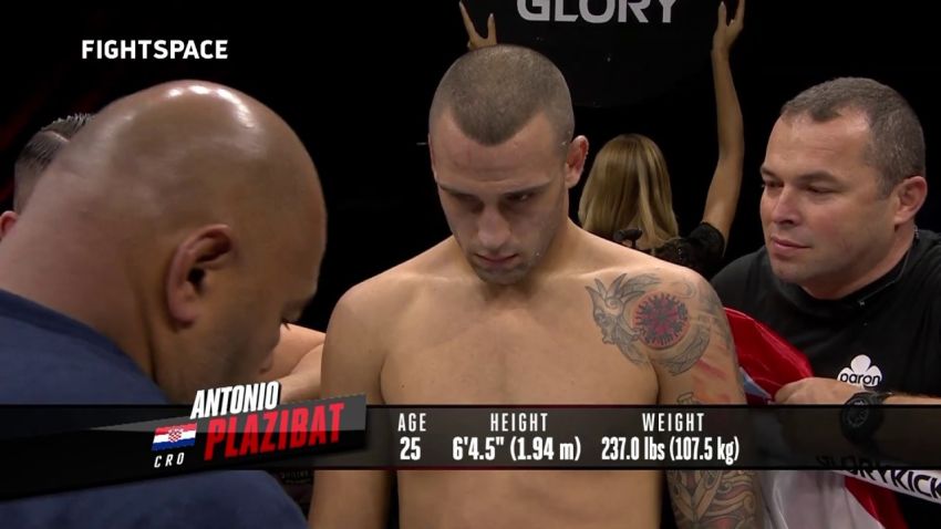 Видео боя Томас Мозны - Антонио Плазибат Glory 69