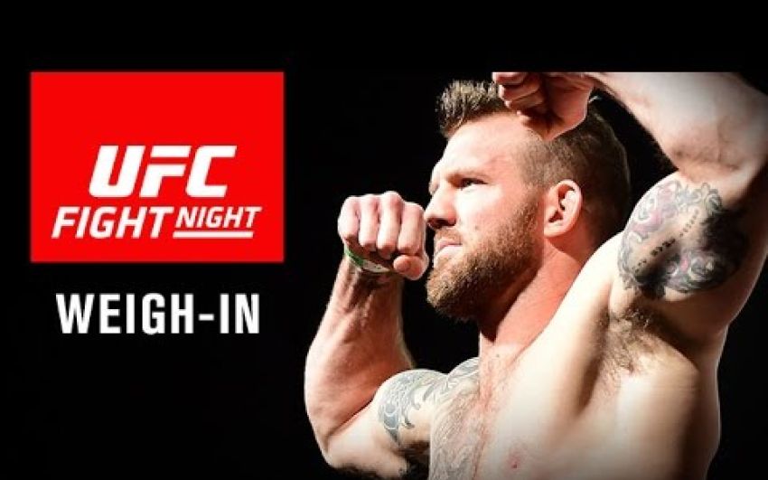 Взвешивание UFC Fight Night 100 Бейдер - Ногейра 2