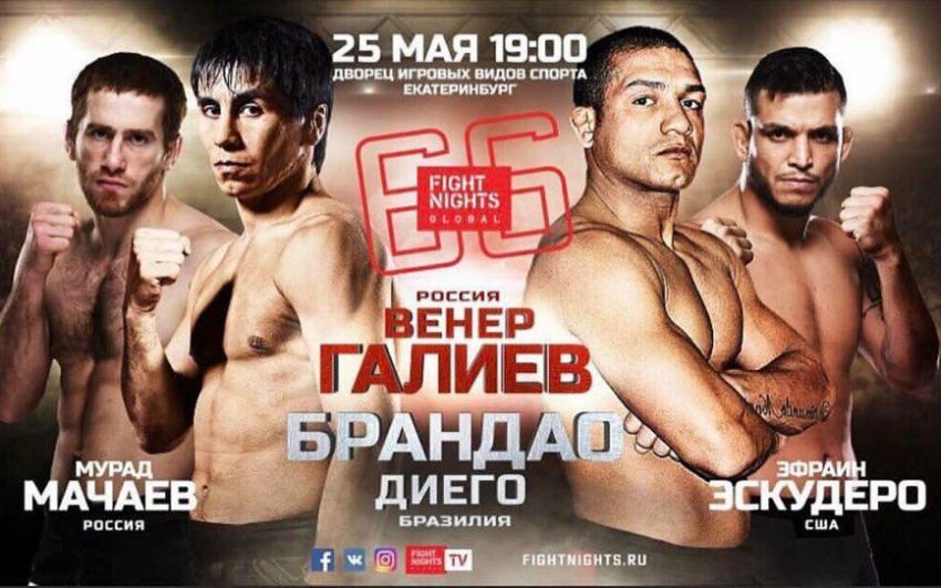 Турнир FIGHT NIGHTS GLOBAL 66 пройдет 25 мая