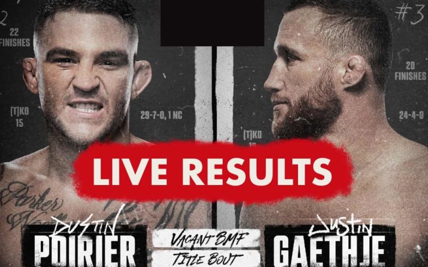 Результаты турнира UFC 291