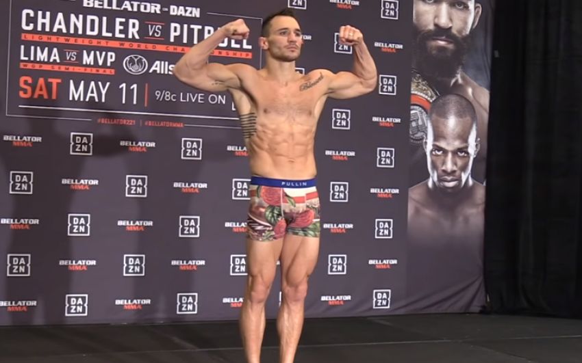 Результаты взвешивания участников Bellator 221: Майкл Чендлер - Патрисио Фрейре, Майкл Пейдж - Даглас Лима