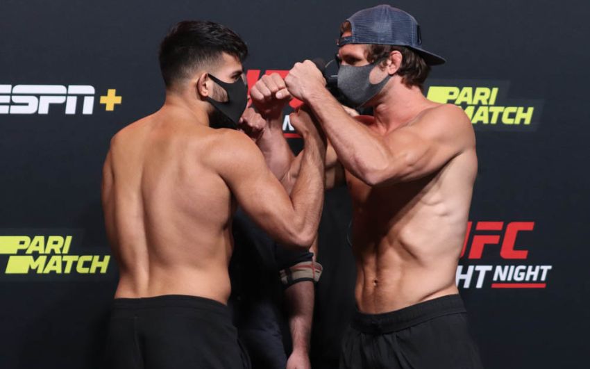 Видео боя Насрат Хакпараст - Алекс Муньос UFC on ESPN+ 32