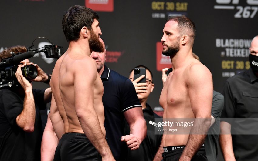 Видео боя Магомед Анкалаев - Волкан Оздемир UFC 267