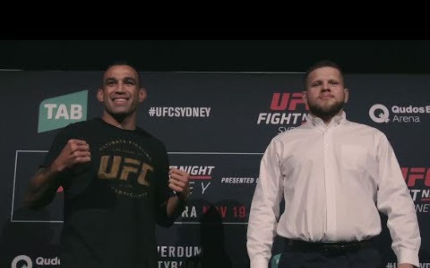 Битва взглядов перед UFC Fight Night 121