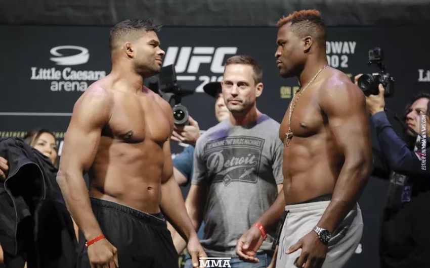 Видео боя Алистар Оверим - Фрэнсис Нганну UFC 218