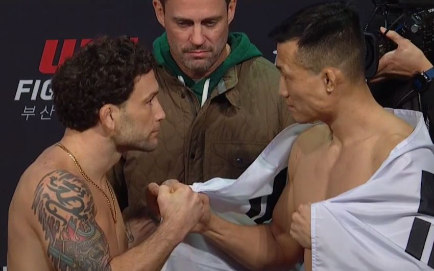 Церемония взвешивания перед UFC Fight Night 165: Фрэнки Эдгар - "Корейский Зомби"