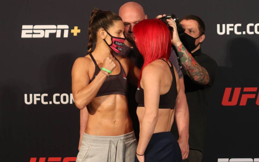 Видео боя Кортни Кейси - Джиллиан Робертсон UFC on ESPN 11