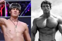 Александр Волков позанимался в легендарной "качалке", где тренировался Шварцнеггер