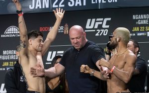 Видео боя Брэндон Морено - Дейвисон Фигейреду UFC 270