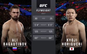 Видео боя Али Багаутинов - Киоджи Хоригучи UFC Fight Night 99