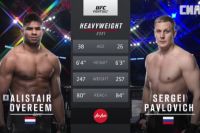 Видео боя Алистар Оверим — Сергей Павлович UFC Fight Night 141