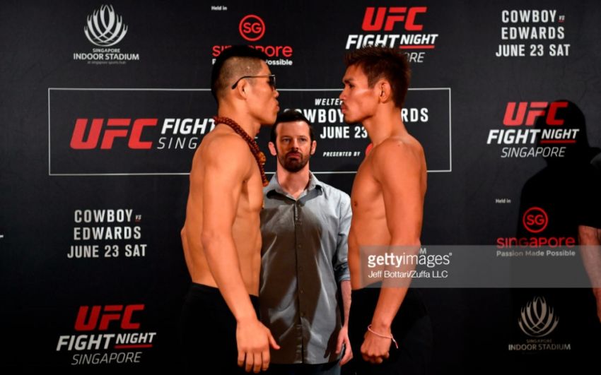 Видео боя Ли Жинлян — Даичи Абе UFC Fight Night 132
