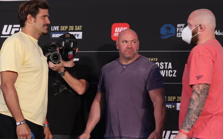 Видео боя Хуан Эспино - Джефф Хьюз UFC 253