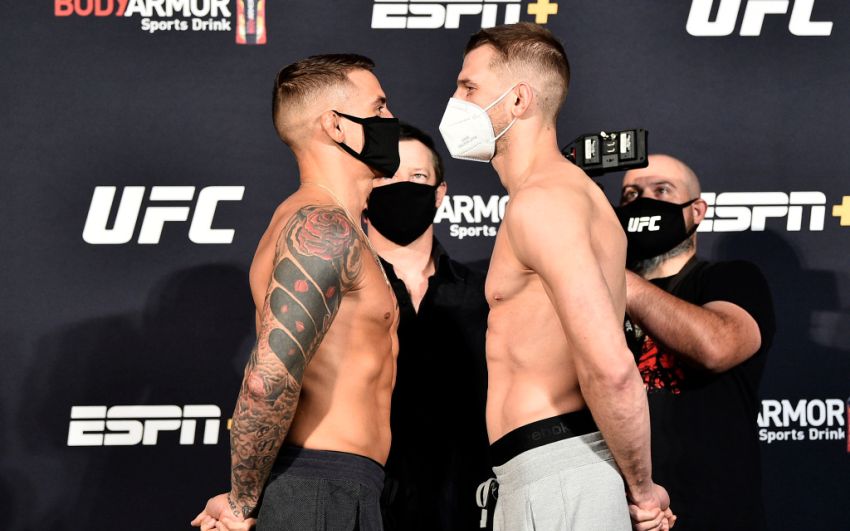 Видео боя Дастин Порье - Дэн Хукер UFC on ESPN 12