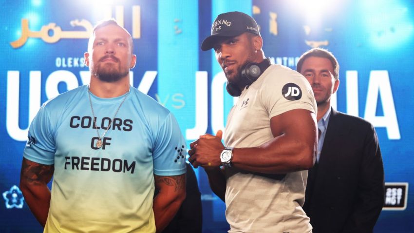 Александр Усик обратился к Джошуа после анонса боя с Фьюри
