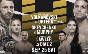 Ставки на UFC 266: Коэффициенты букмекеров на турнир Александр Волкановски - Брайан Ортега, Валентина Шевченко - Лорен Мерфи