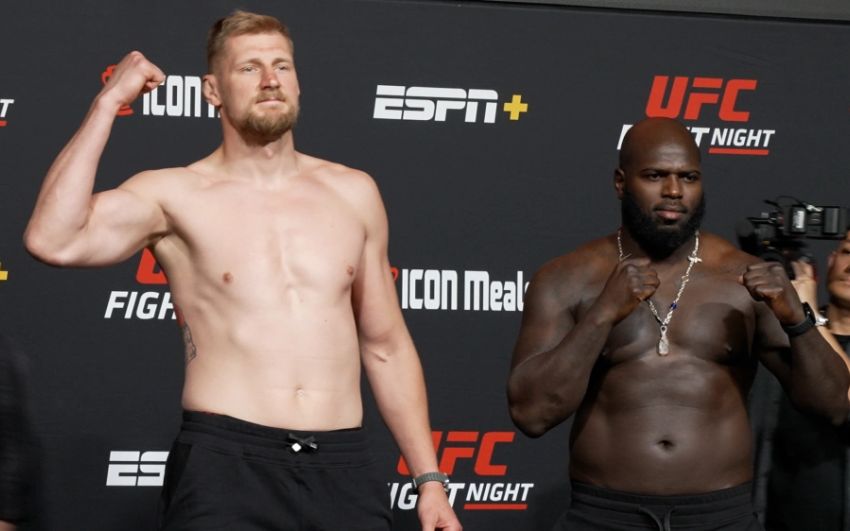 Результаты взвешивания UFC Fight Night 207
