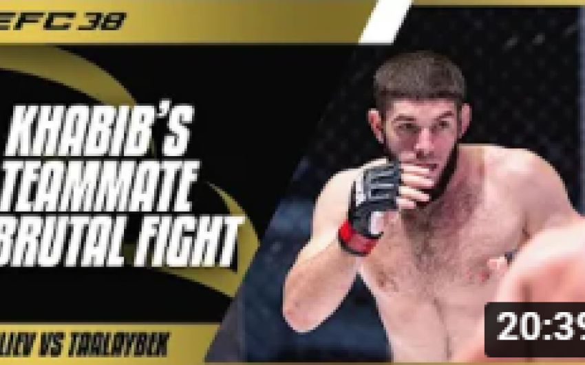 Видео боя Адис Таалайбек - Имамшафи Алиев EFC 38
