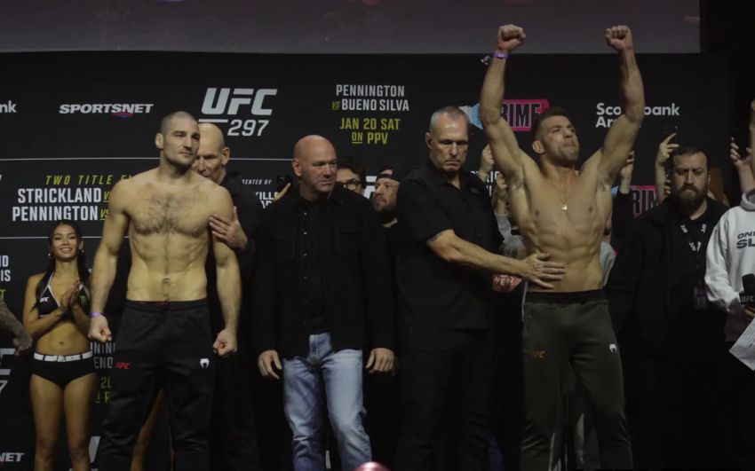 Результаты взвешивания турнира UFC 297