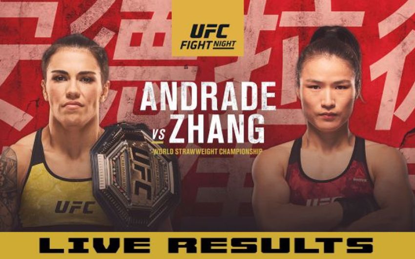 Результаты турнира UFC Fight Night 157: Джессика Андраде - Вейли Жанг