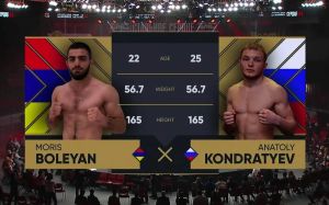 Видео боя Анатолий Кондратьев - Морис Болеян AMC Fight Nights Global & "Стальное сердце"