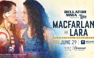 Результаты взвешивания участников турнира Bellator 201: Макфарлейн - Лара