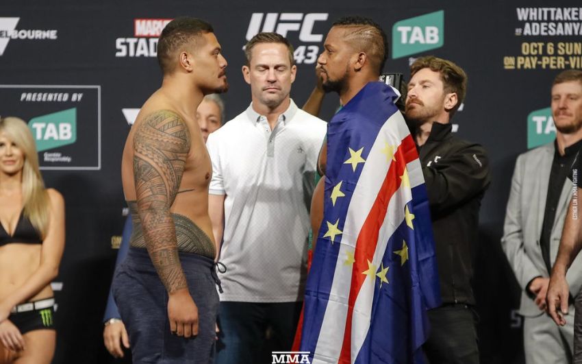 Видео боя Йорган Де Кастро - Джастин Тафа UFC 243