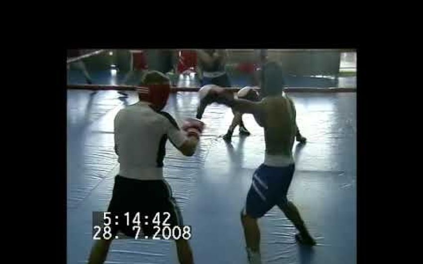 Коробов-Бивол спарринг(подготовка Матвея Коробова к Пекину 2008)