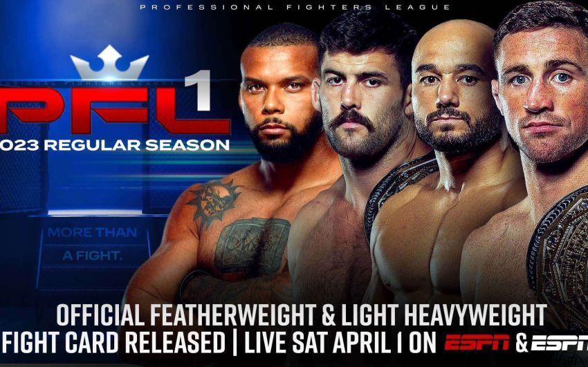 Прямая трансляция PFL 1: 2023 Regular Season