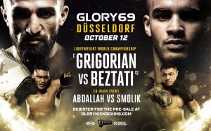 Прямая трансляция Glory 69: Марат Григорян - Тижани Безтати, Йоанн Конголо - Дмитрий Меньшиков