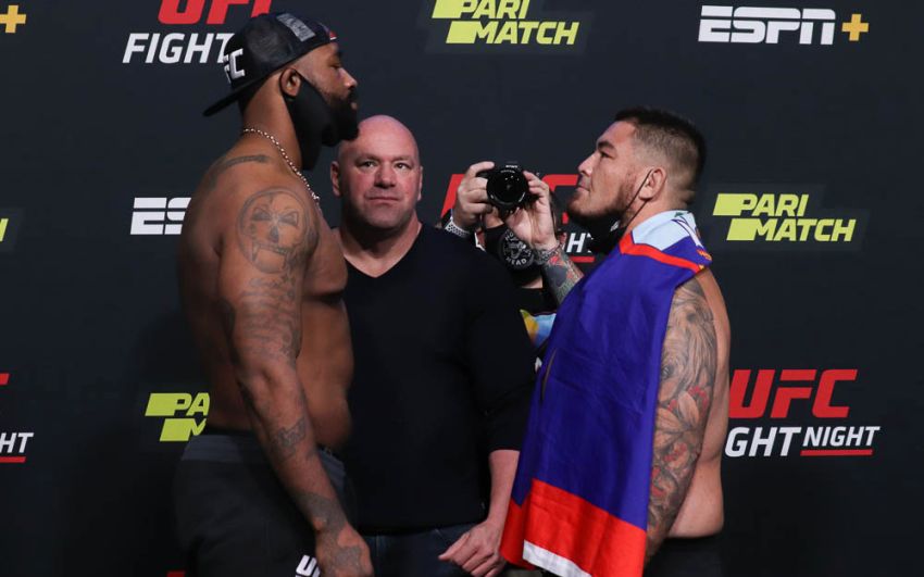 Видео боя Дон`Тэйл Майес - Роке Мартинес UFC Fight Night 182