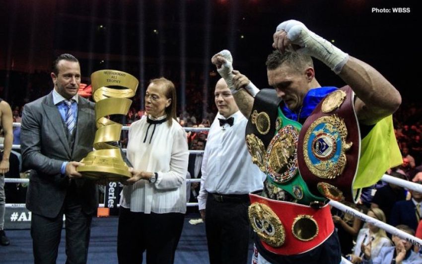 WBO может сделать Александра Усика обязательным претендентом в супертяжелом весе