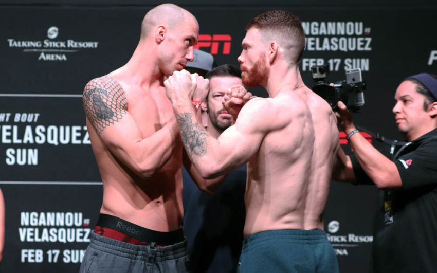 Видео боя Пол Фелдер - Джеймс Вик, UFC on ESPN 1