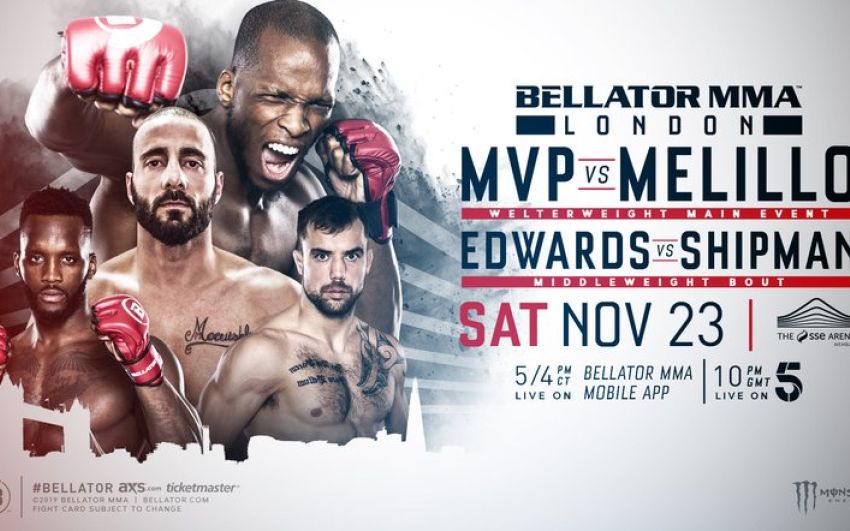 Прямая трансляция Bellator London: Майкл Пейдж - Джованни Мелилло