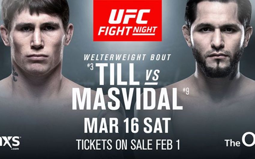 Видео боя Даррен Тилл - Хорхе Масвидаль UFC Fight Night 147