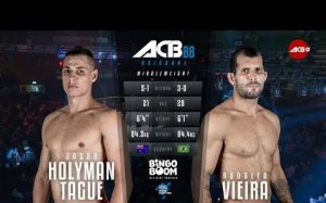 Видео боя Родольфо Виейра - Джейкоб Холимен ACB 88
