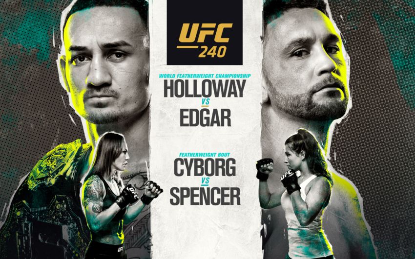 UFC 240: Макс Холлоуэй - Фрэнки Эдгар. Смотреть онлайн прямой эфир