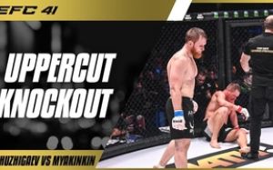 Видео боя Ибрагим Чужигаев – Евгений Мякинкин EFC 41