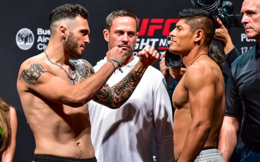Видео боя Лауреано Старополи - Гектор Алдана UFC Fight Night 140