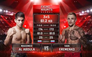 Видео боя Магомед Аль Абдулла - Иван Еременко Fight Nights Global-GFC