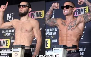 Результаты взвешивания UFC 302