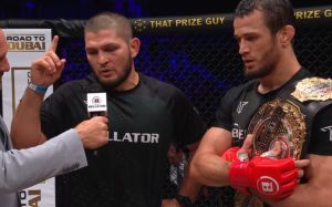 Усман Нурмагомедов уверенно победил Александра Шаблия на Bellator Champions Series: San Diego