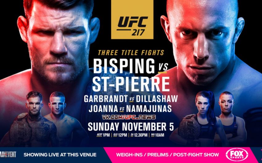 Официальный постер к UFC 217